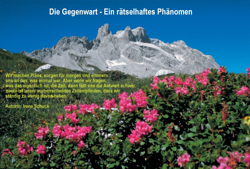 Die Gegenwart - Ein rätselhaftes Phänomen Die Gegenwart - Ein rätselhaftes Phänomen