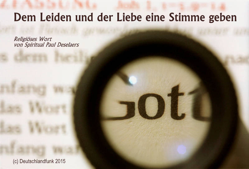 Dem Leiden und der Liebe eine Stimme geben Dem Leiden und der Liebe eine Stimme geben