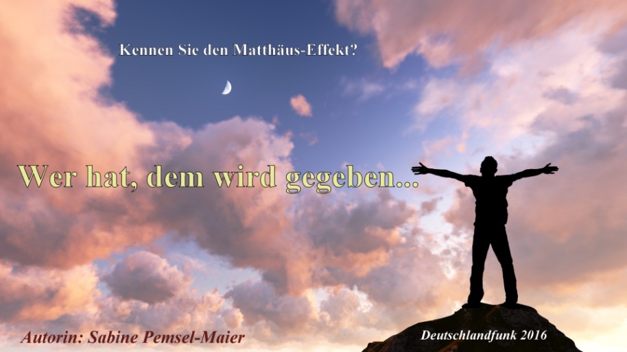 Wer hat, dem wird gegeben... Wer hat, dem wird gegeben...